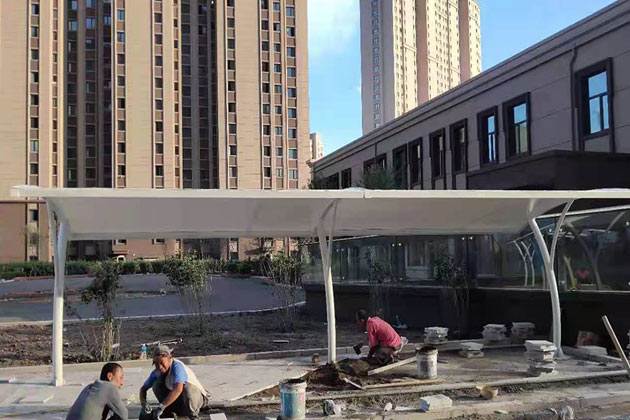 哈爾濱膜結構車棚抗震能力如何?