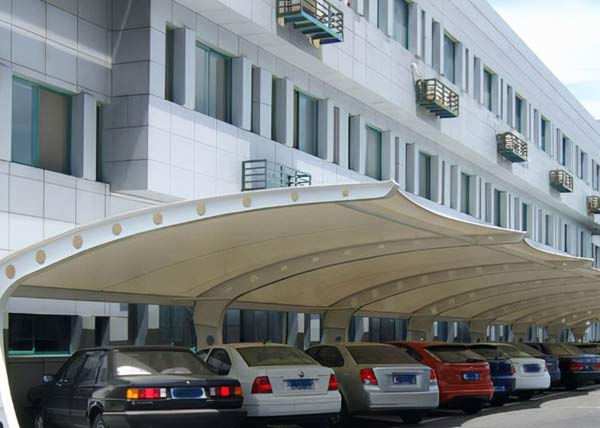 哈爾濱膜結構車棚的安裝工藝