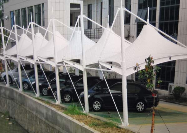 哈爾濱膜結構車棚的連接方法?